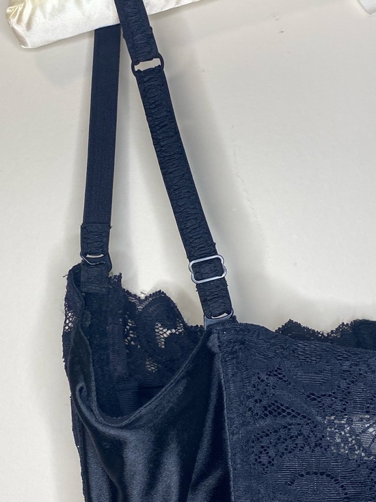 Vintage Victoria's Secret Black Lace Corset Bustier - Picture 7 of 10